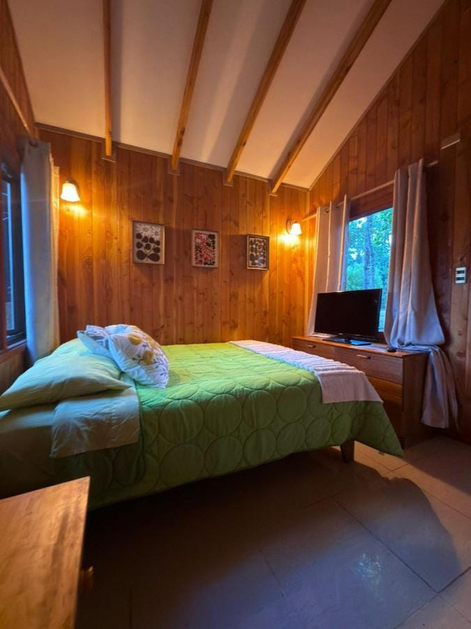 Dormitorio de la Suite Familiar con cama de dos plazas
